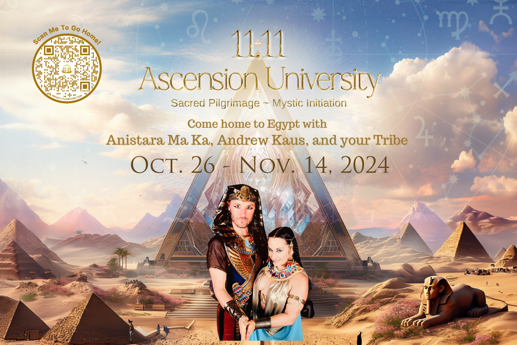 11.11 University: Mystic Initiation, Sacred Pilgrimage and Joint Research Expedition to Egypt